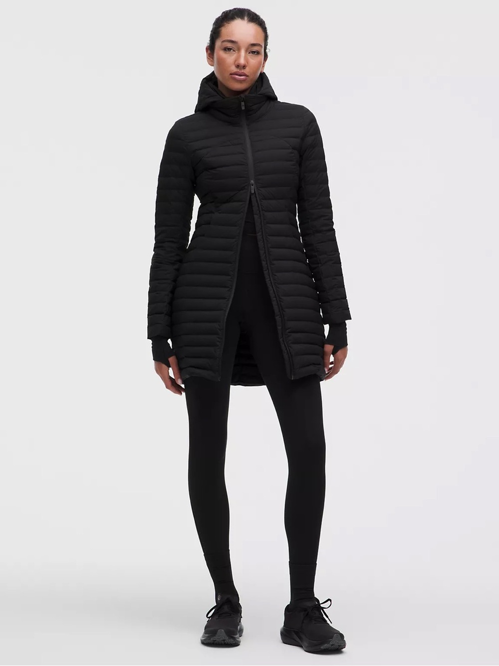 Lululemon Pack It Down Long Jacket Black Size S/4